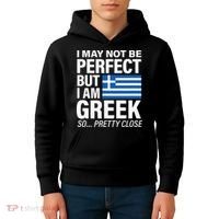 Funny Perfect Greek Flag I Love Greece Kids Hoodie thumb 4