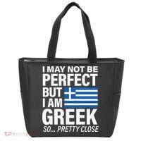 Funny Perfect Greek Flag I Love Greece Tote Bag thumb 0