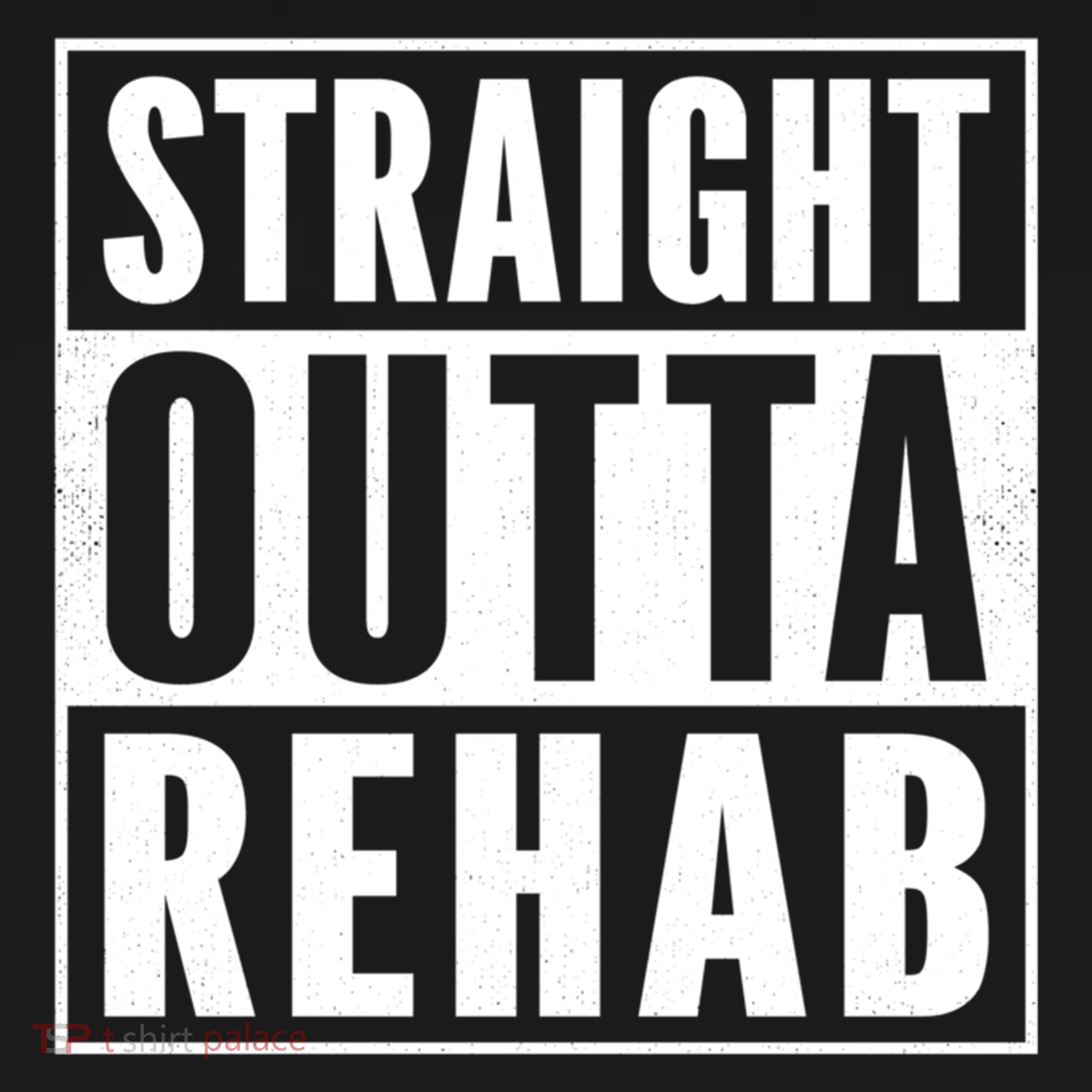 Funny Patient Get Well Gag Gift Straight Outta Rehab Cute Gift Ornament