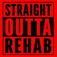 Funny Patient Get Well Gag Gift Straight Outta Rehab Cute Gift Santa Hat thumb 1