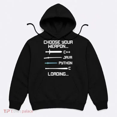 Funny Programmer Geek Java C Programming Hoodie