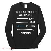Funny Programmer Geek Java C Programming Long Sleeve Shirt thumb 0