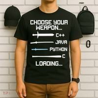 Funny Programmer Geek Java C Programming T-Shirt thumb 6