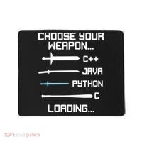 Funny Programmer Geek Java C Programming Mousepad thumb 0