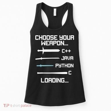 Funny Programmer Geek Java C Programming Women's Tank Top
