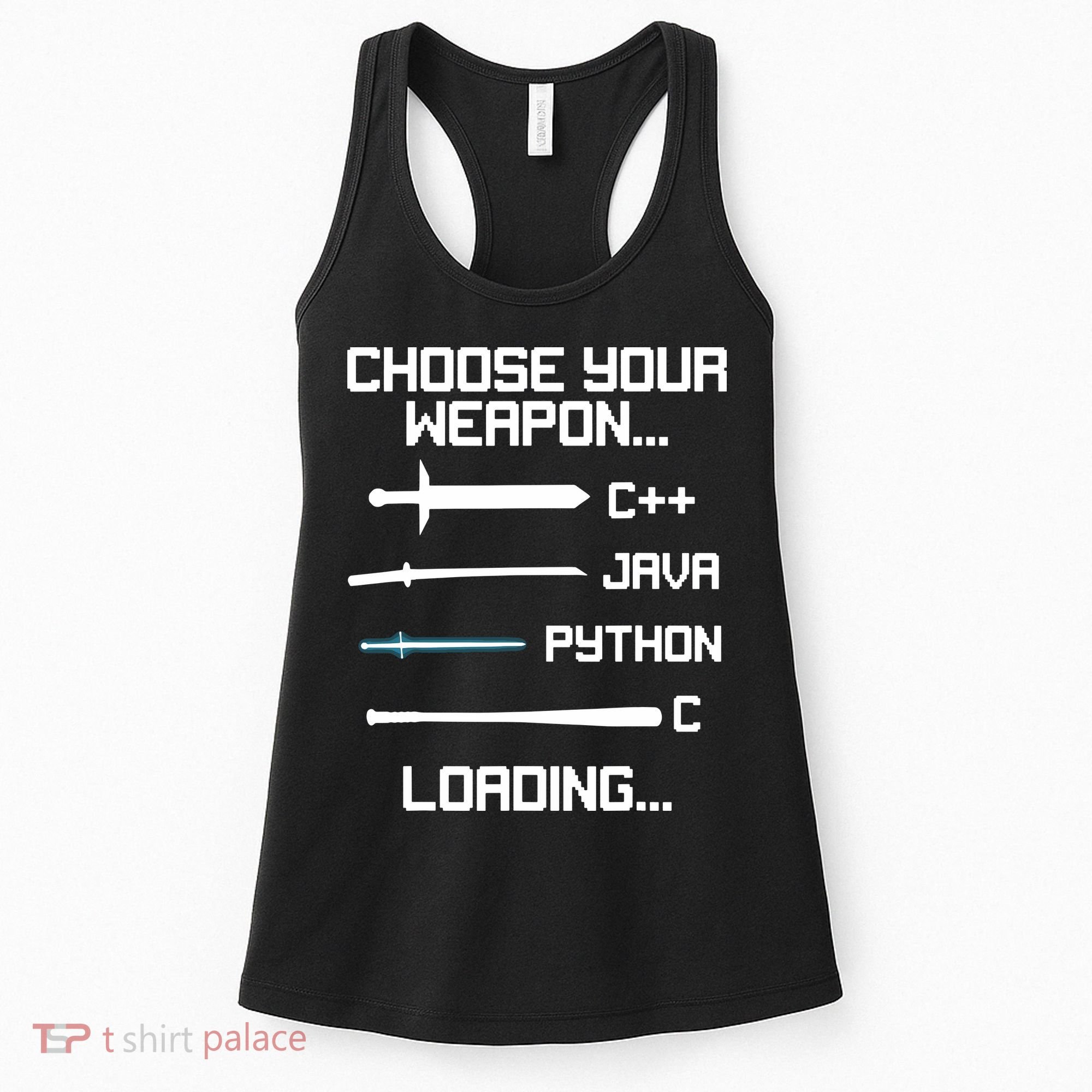Funny Programmer Geek Java C Programming Women's Tank Top