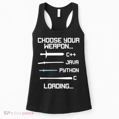 Funny Programmer Geek Java C Programming Women's Tank Top