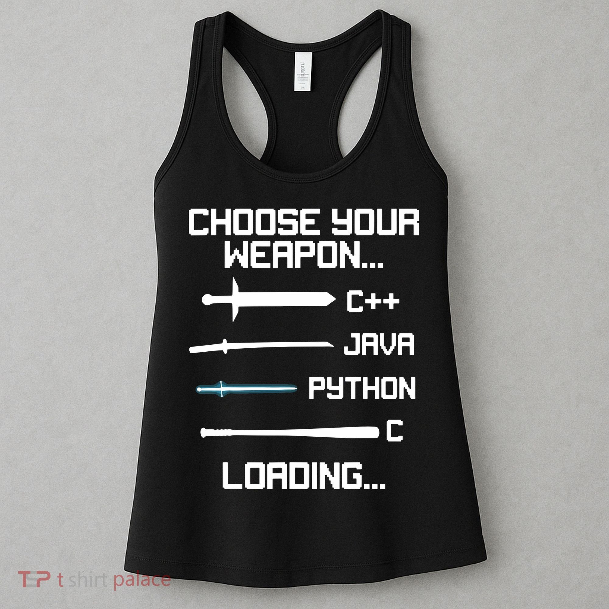 Funny Programmer Geek Java C Programming Women's Tank Top