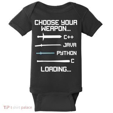 Funny Programmer Geek Java C Programming Baby Bodysuit