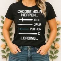 Funny Programmer Geek Java C Programming Women's T-Shirt thumb 2