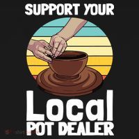 Funny Pottery Gift For Pot Dealer Pottery Artists Women's Hoodie thumb 2
