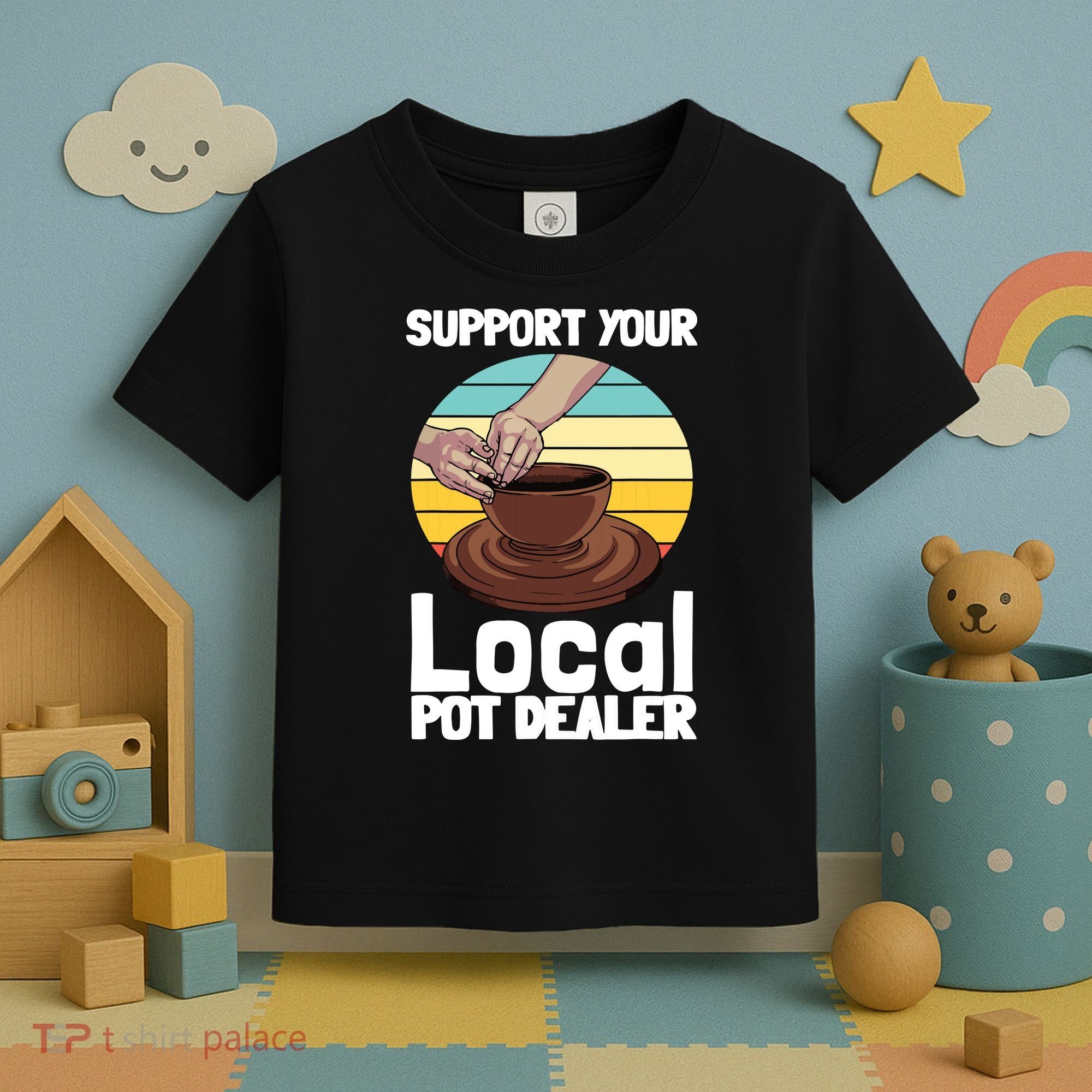 Funny Pottery Gift For Pot Dealer Pottery Artists Toddler T-Shirt