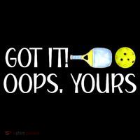 Funny Pickleball Got It Oops Yours Lovers Player Gift Women's Hoodie thumb 2