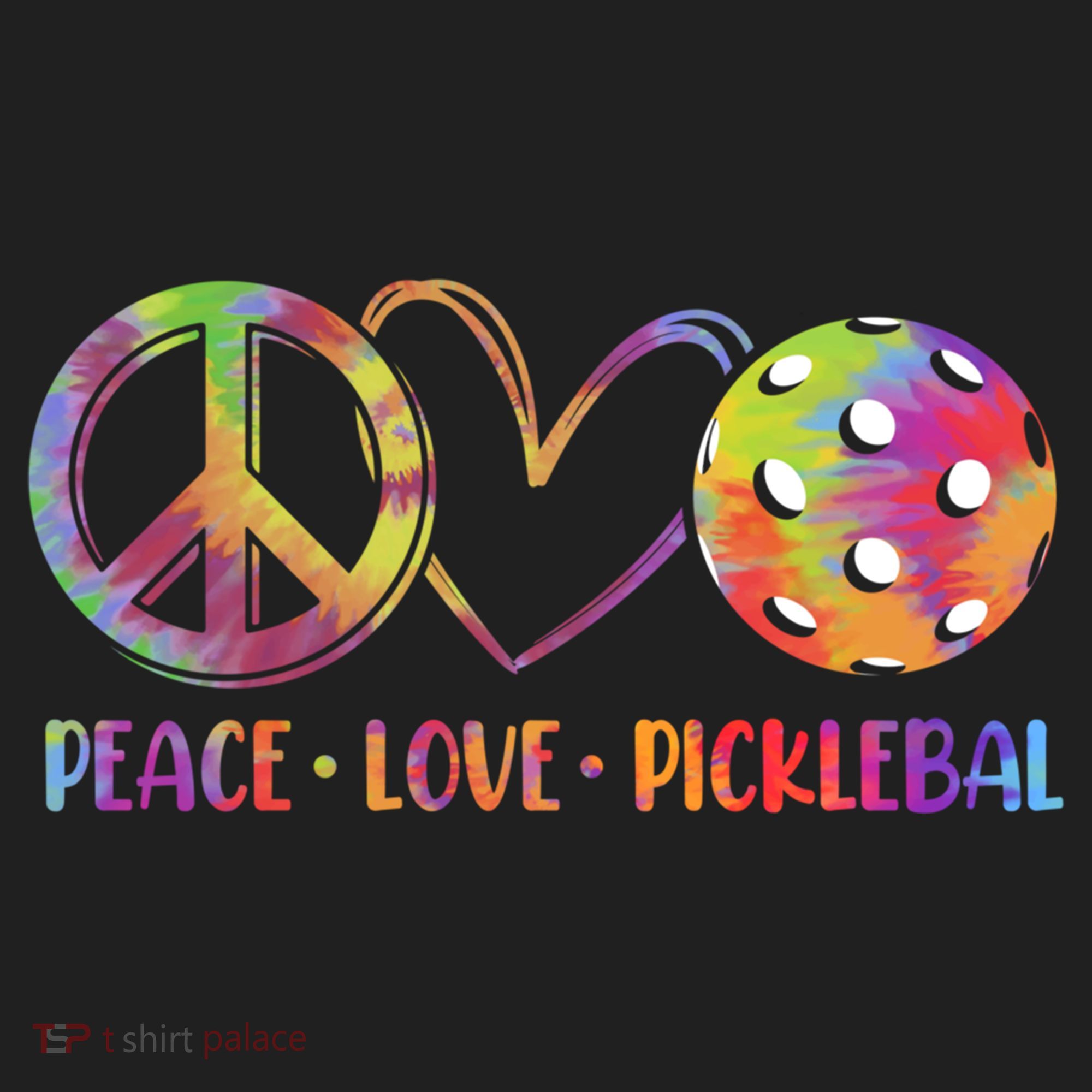 Funny Pickleball Gift Retired Ladies Peace Love Pickleball Gift Beanie