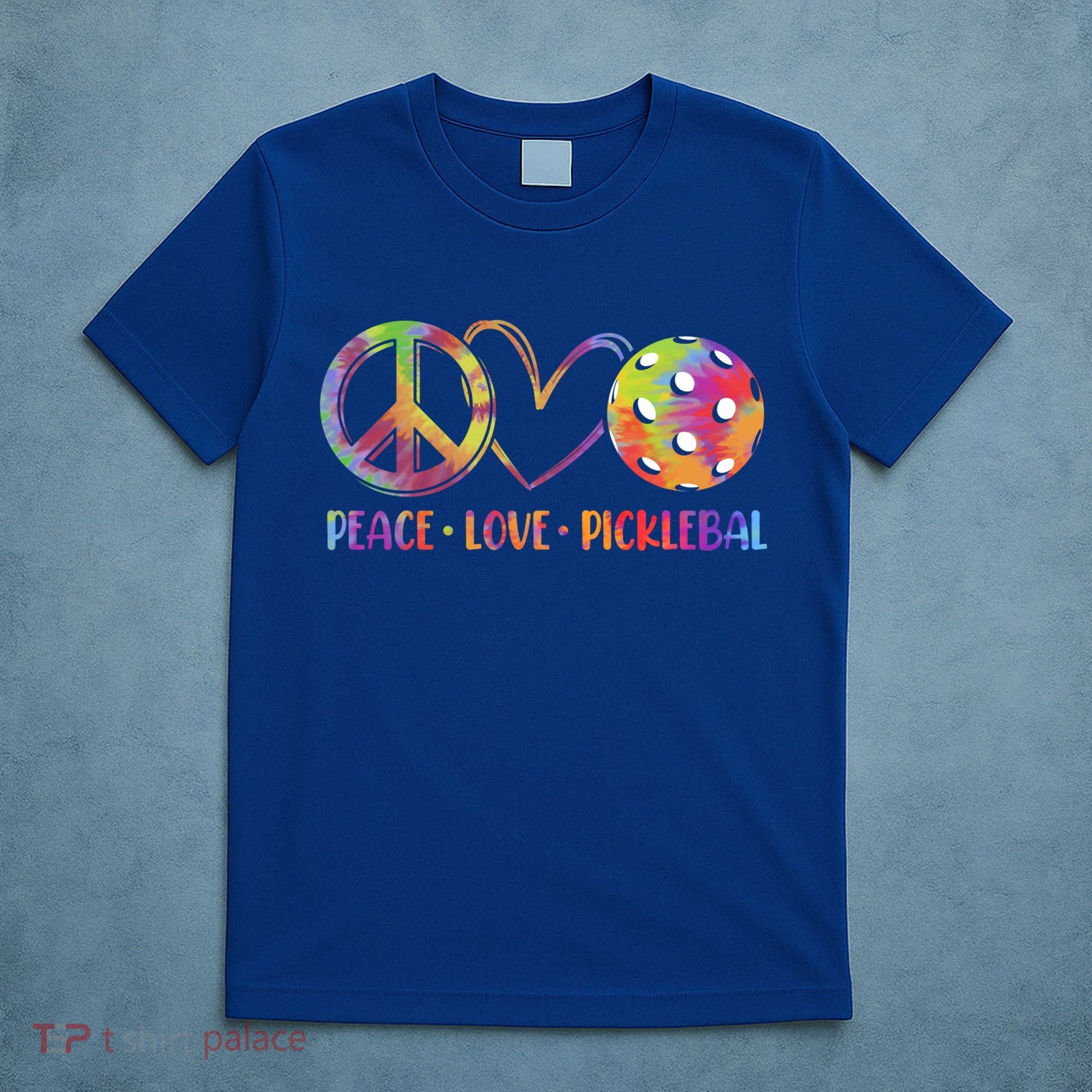 Funny Pickleball Gift Retired Ladies Peace Love Pickleball Gift T-Shirt