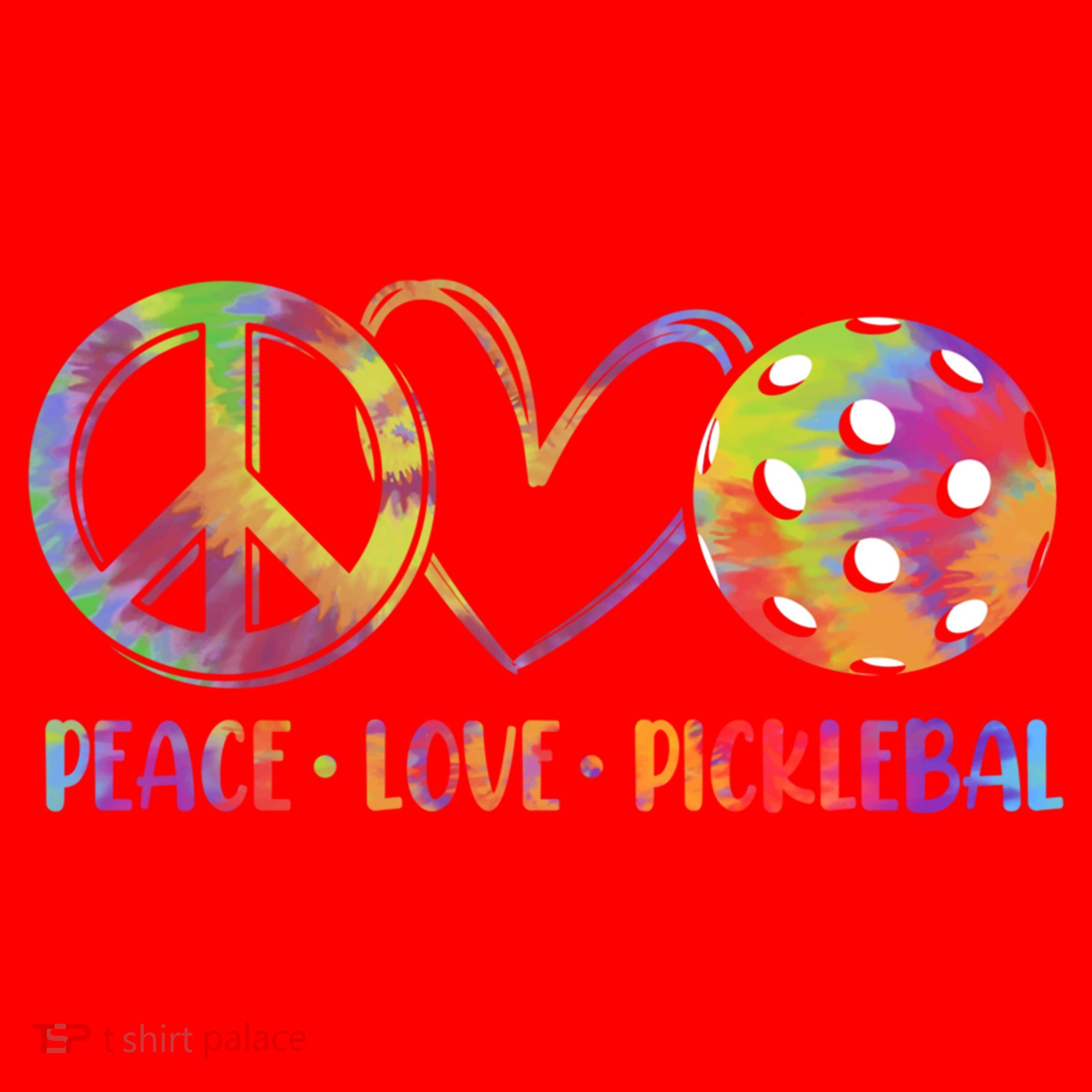 Funny Pickleball Gift Retired Ladies Peace Love Pickleball Gift Santa Hat