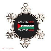 Free Palestine Gaza Jews Say Cease Fire Now Not In Our Name Ornament thumb 0