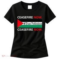 Free Palestine Gaza Jews Say Cease Fire Now Not In Our Name Women's T-Shirt thumb 0