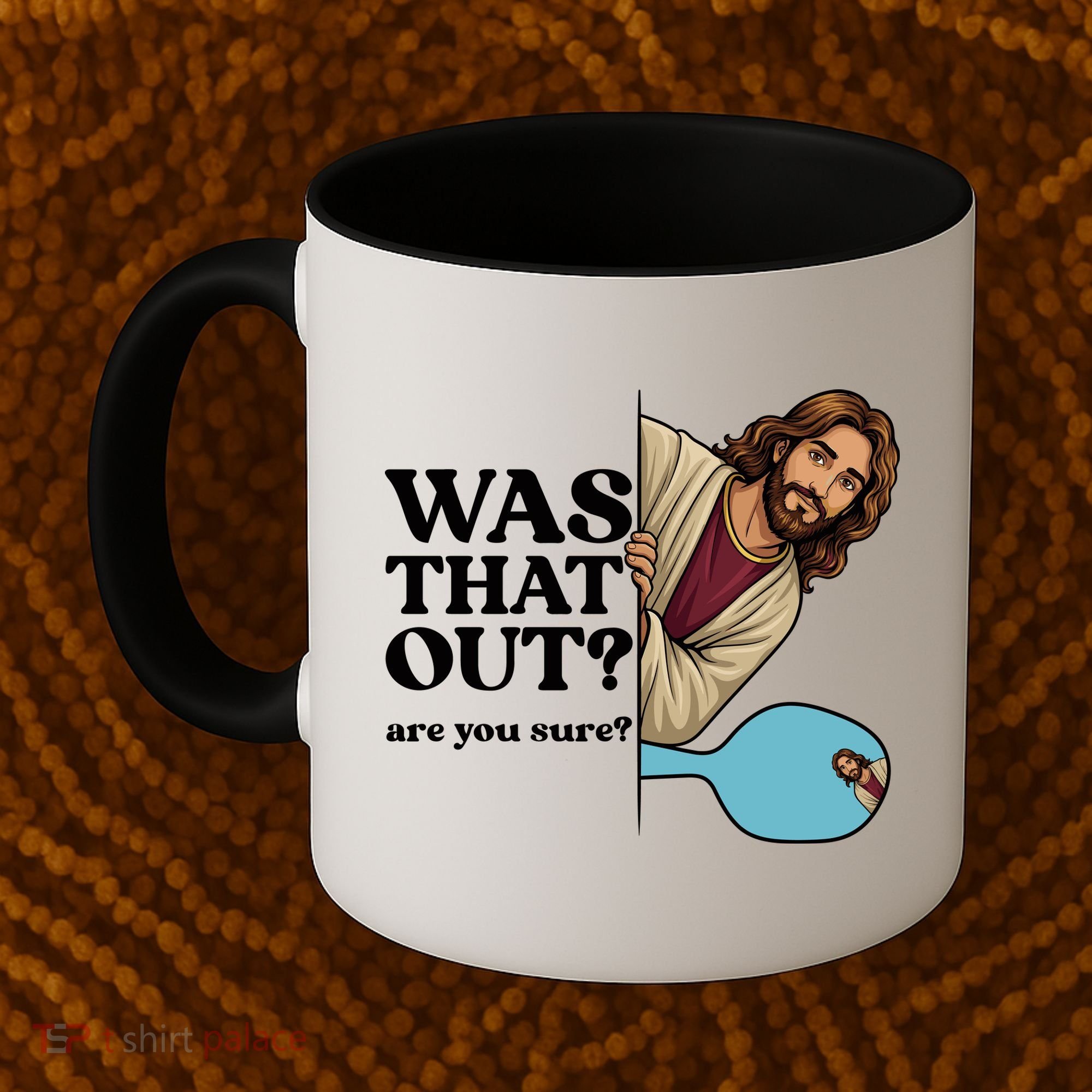 Funny Pickleball Gift Was That Out Jesus Coffee Mug