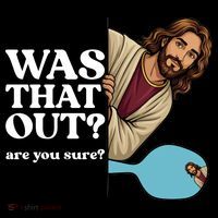 Funny Pickleball Gift Was That Out Jesus Ornament thumb 1