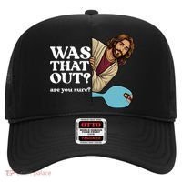 Funny Pickleball Gift Was That Out Jesus Hat thumb 0