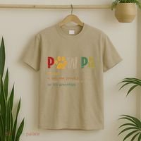 Funny Pawpa Grand Paw Grandpa Dog Dad Definition Fathers Day T-Shirt thumb 2
