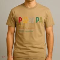 Funny Pawpa Grand Paw Grandpa Dog Dad Definition Fathers Day T-Shirt thumb 3