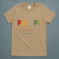 Funny Pawpa Grand Paw Grandpa Dog Dad Definition Fathers Day T-Shirt thumb 5