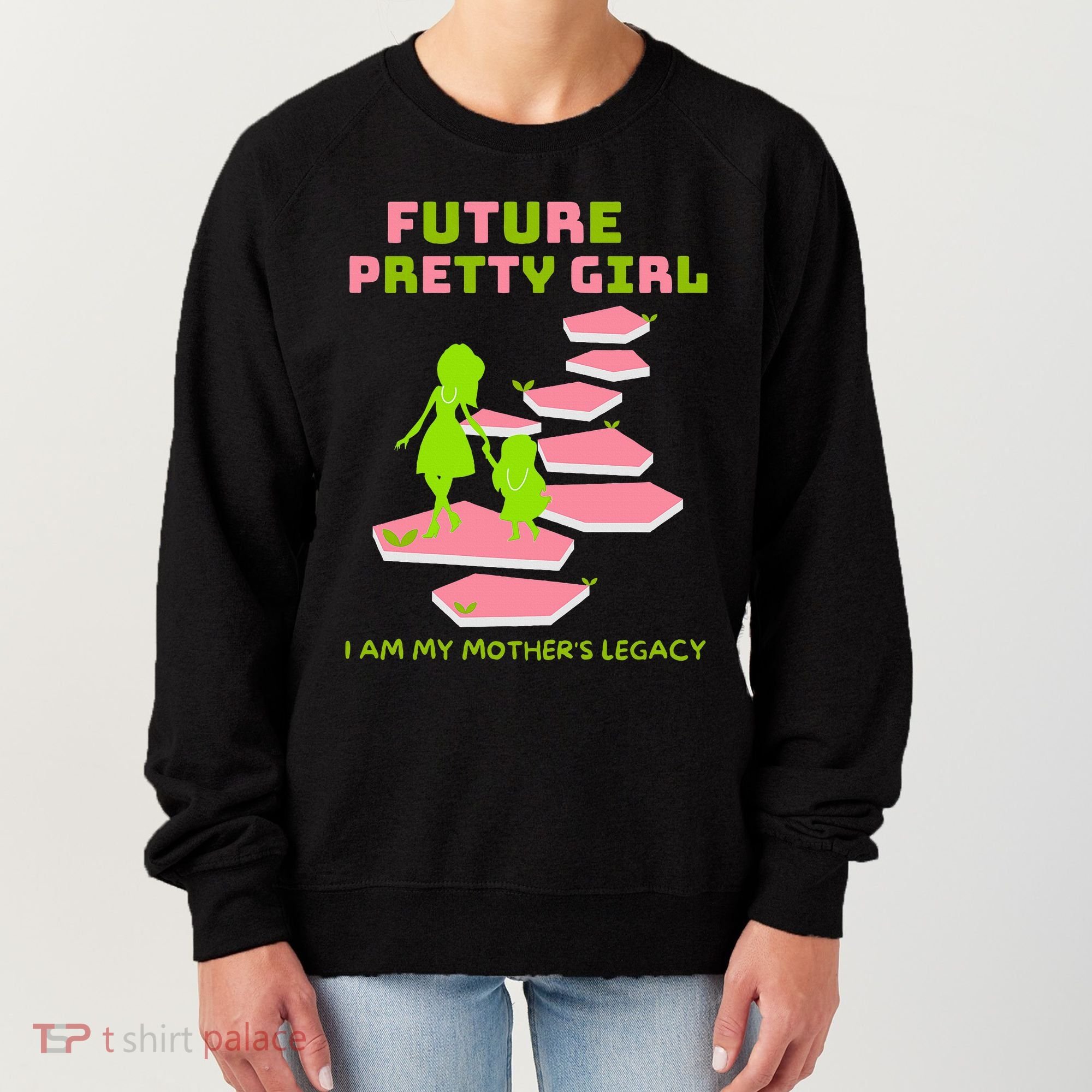 Future Pretty Girl First Black Sorority Women's Sweatshirt