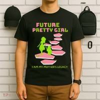 Future Pretty Girl First Black Sorority T-Shirt thumb 6