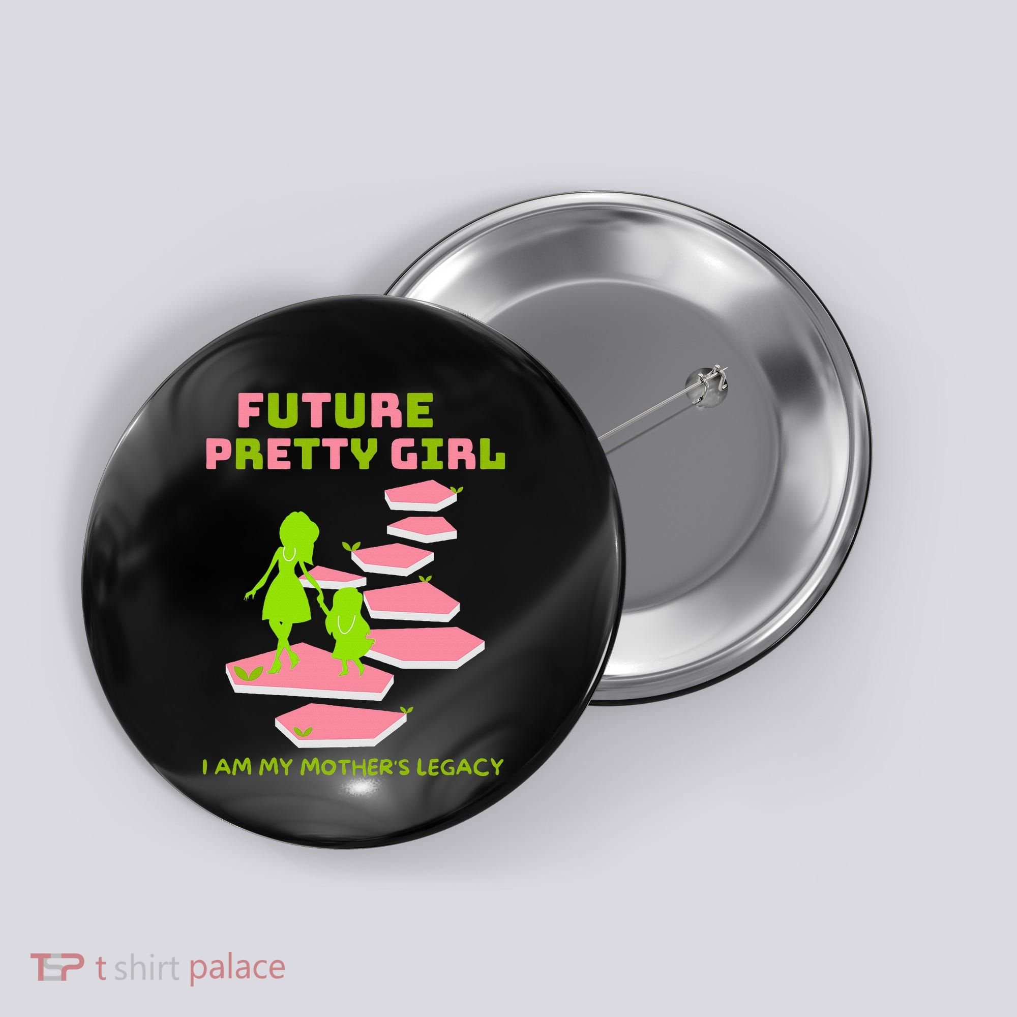 Future Pretty Girl First Black Sorority Button