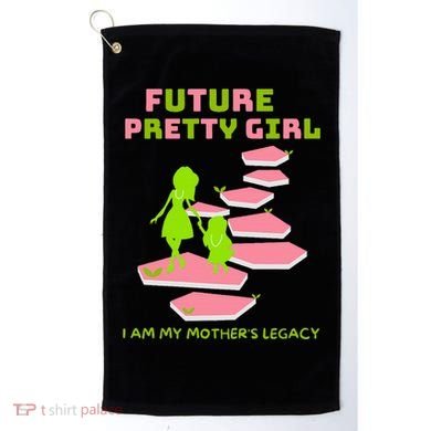 Future Pretty Girl First Black Sorority Golf Towel