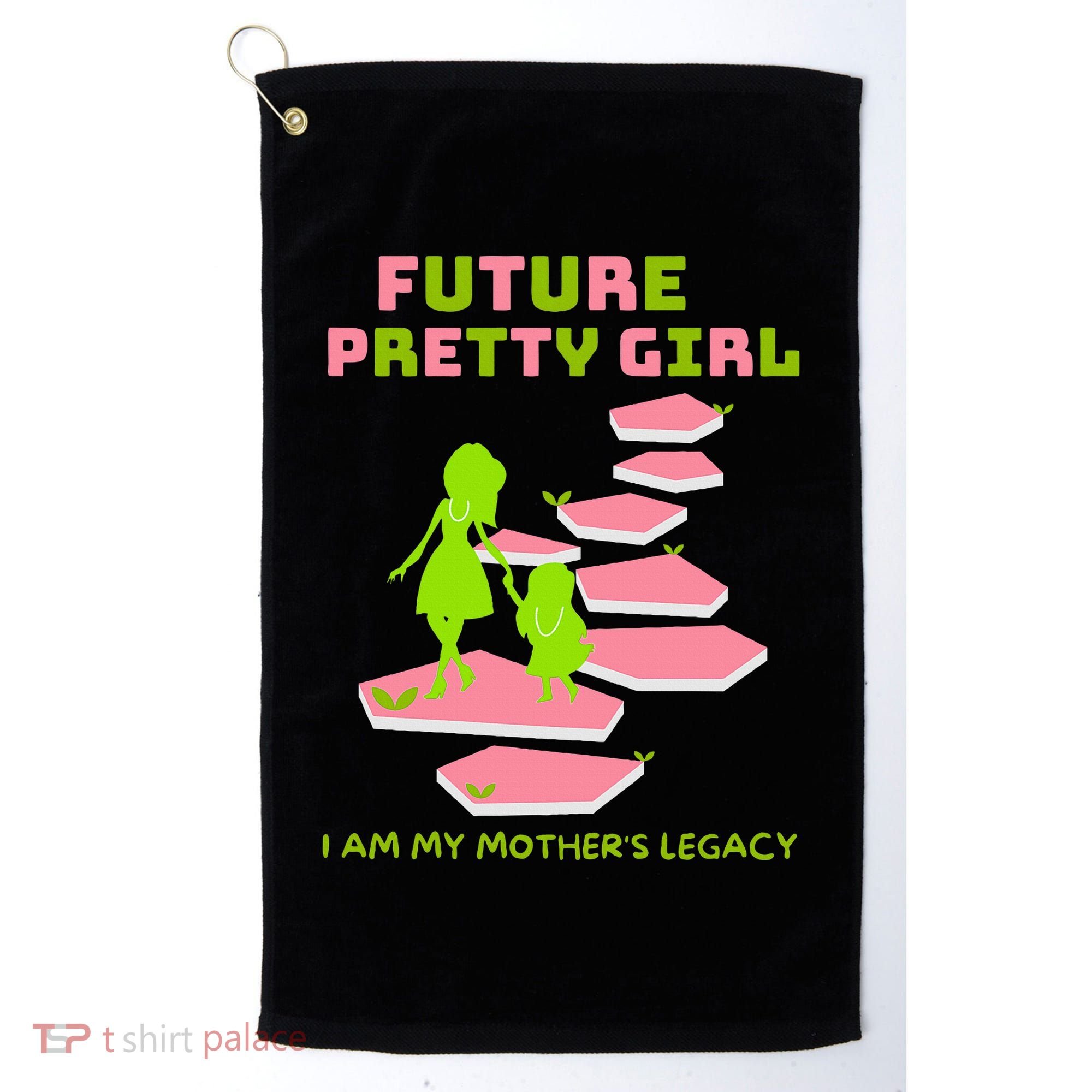Future Pretty Girl First Black Sorority Golf Towel