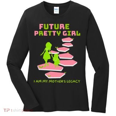 Future Pretty Girl First Black Sorority Women's Long Sleeve Shirt