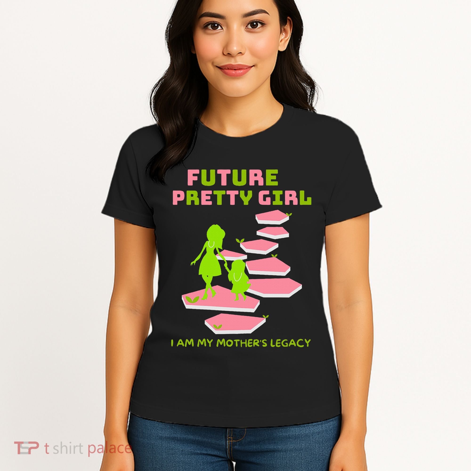 Future Pretty Girl First Black Sorority Women's T-Shirt