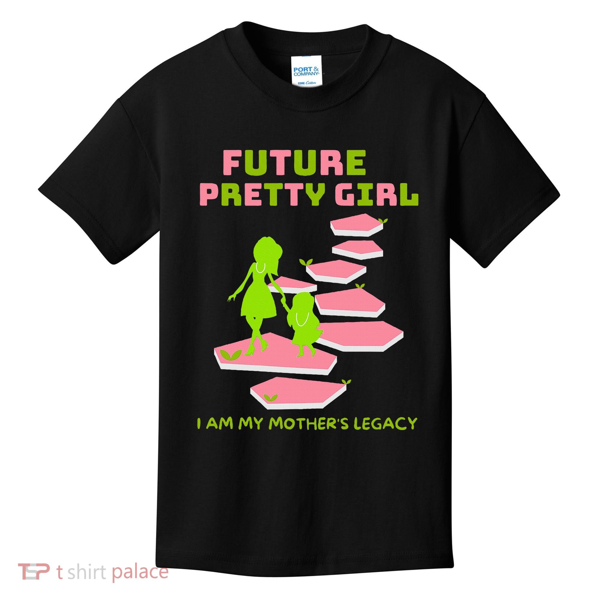 Future Pretty Girl First Black Sorority Kids T-Shirt