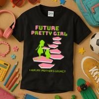 Future Pretty Girl First Black Sorority Kids T-Shirt thumb 3