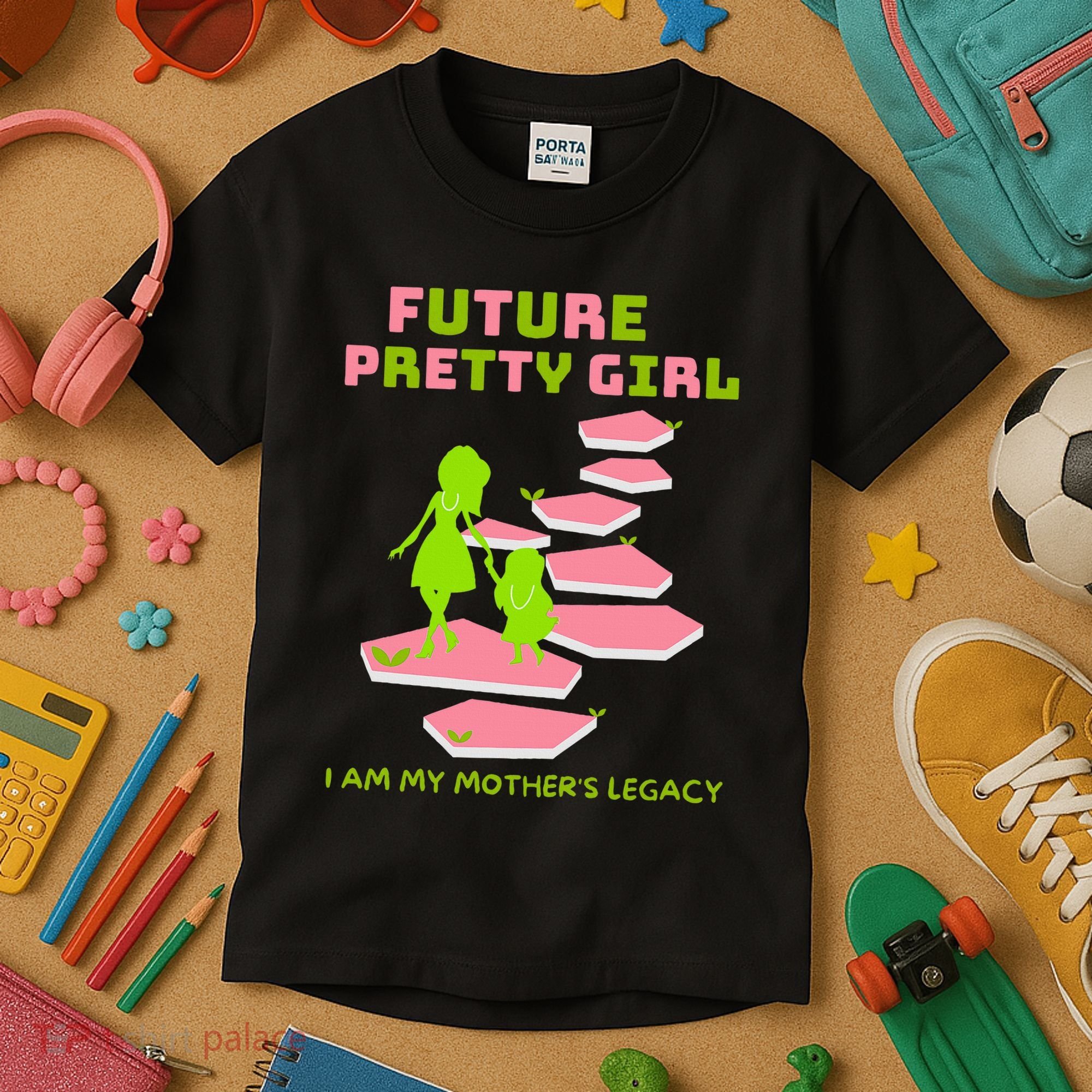 Future Pretty Girl First Black Sorority Kids T-Shirt