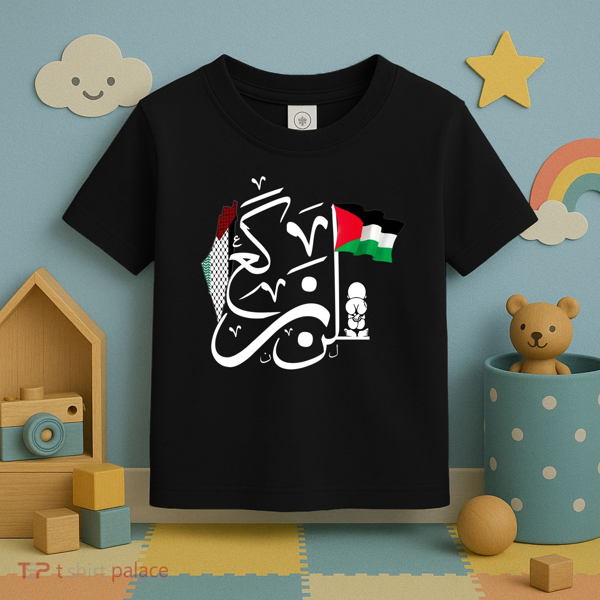 Free Palestine Gaza Palestinian Toddler T-Shirt