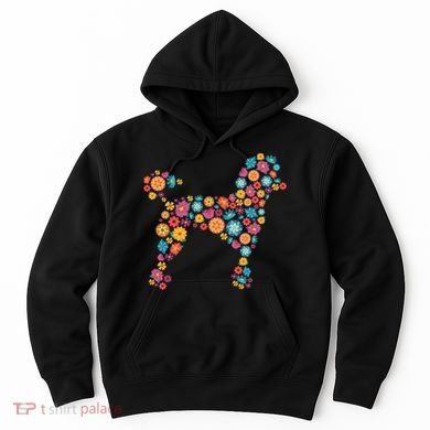Flower Poodle Gift Hoodie