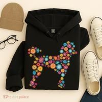 Flower Poodle Gift Hoodie thumb 4