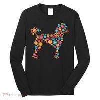 Flower Poodle Gift Long Sleeve Shirt thumb 0
