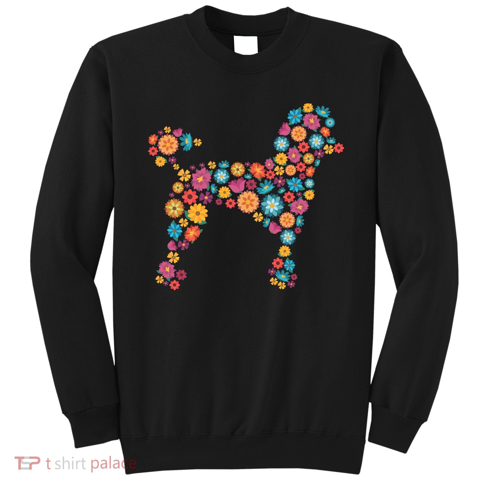 Flower Poodle Gift Sweatshirt