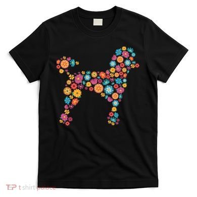 Flower Poodle Gift T-Shirt