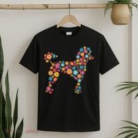Flower Poodle Gift T-Shirt thumb 2