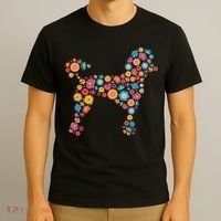 Flower Poodle Gift T-Shirt thumb 3