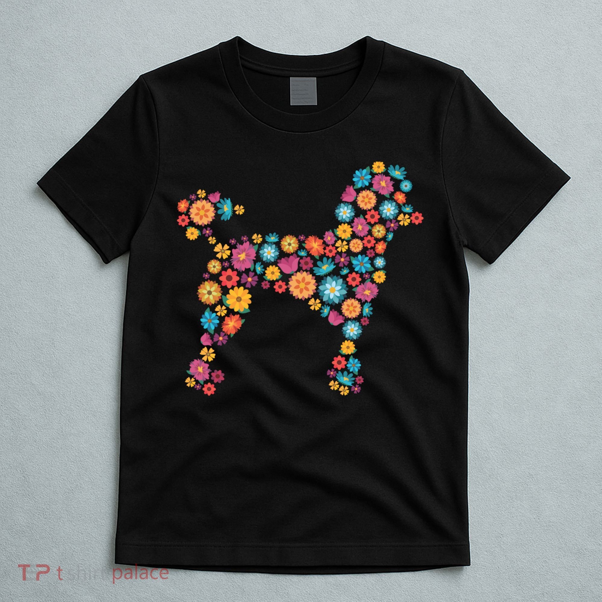 Flower Poodle Gift T-Shirt