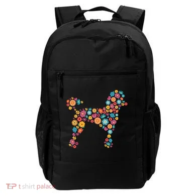 Flower Poodle Gift Backpack