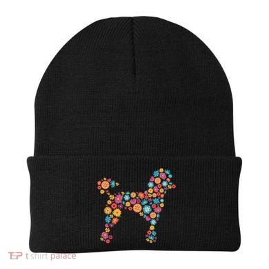 Flower Poodle Gift Beanie