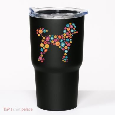 Flower Poodle Gift Tumbler